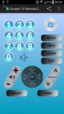 Simple TV Remote Control android App screenshot 3