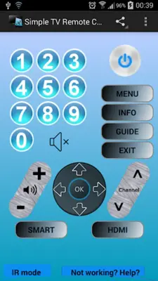 Simple TV Remote Control android App screenshot 4